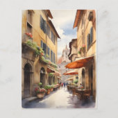 Carte Postale L'art de l'aquarelle Florence (Devant)