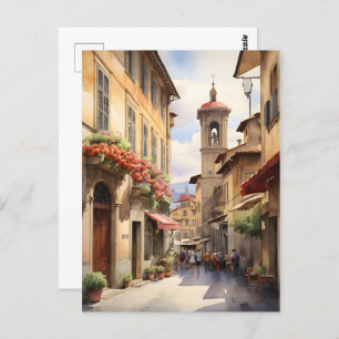 Carte Postale L'art de l'aquarelle Florence