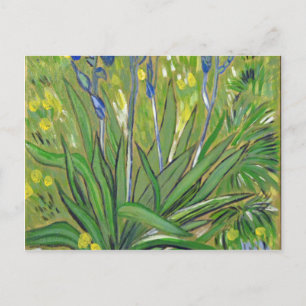 Carte Postale L'art de Van Gogh Iris, reproduction acrylique