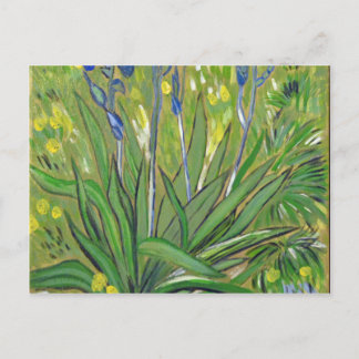 Carte Postale L'art de Van Gogh Iris, reproduction acrylique