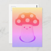 Carte Postale L'art des champignons (Devant / Derrière)