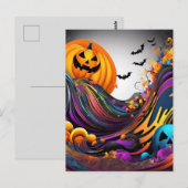 Carte Postale L'art d'Halloween (Devant / Derrière)