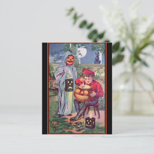 Carte Postale L'art d'Halloween vintage (Debout devant)