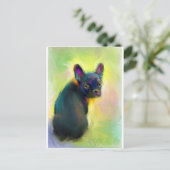 Carte Postale L'art du chiot (Debout devant)