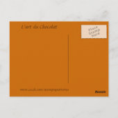 Carte Postale L'art du Chocolat (Dos)