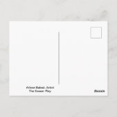 Carte Postale L'art du football (Dos)