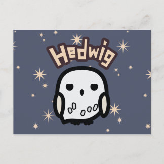 Carte Postale L'art du personnage de dessin animé Hedwig