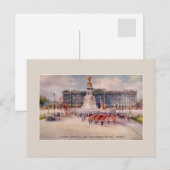 Carte Postale L'art du Victoria Memorial Buckingham Palace (Devant / Derrière)