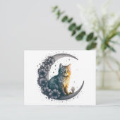 Carte Postale L'art félin lunaire fantaisiste (Debout devant)