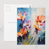 Carte Postale L'art floral (Devant / Derrière)