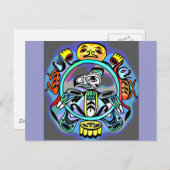 Carte Postale L'art haïda (Devant / Derrière)