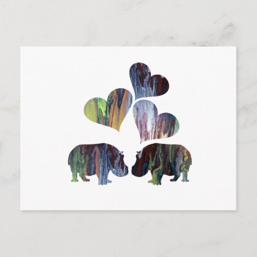 Carte Postale L'art hippo (Devant)