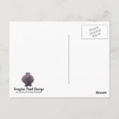 Carte Postale L'art hippo riant (Dos)