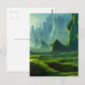 Carte Postale L'art Imaginaire de la vallée d'Emerald (Devant / Derrière)