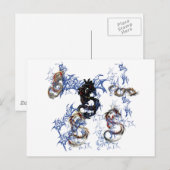 Carte Postale L'art imaginaire du dragon (Devant / Derrière)