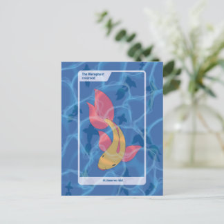Carte Postale L'art inspiré du Tarot du Hiérophante inversé