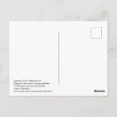 Carte Postale L'art LASCAUX (Dos)