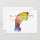 Carte Postale L'art Manatee (Devant / Derrière)