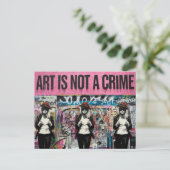 Carte Postale L'art n'est pas un crime Trois femmes (Debout devant)