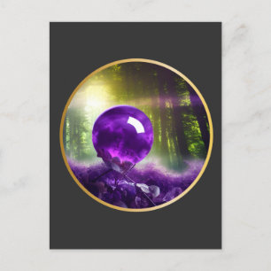 Carte Postale L'Art numérique de l'Imaginaire d'Amethyst Orb
