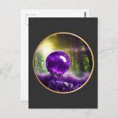 Carte Postale L'Art numérique de l'Imaginaire d'Amethyst Orb (Devant / Derrière)