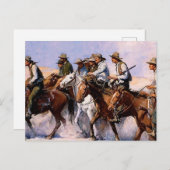 Carte Postale L'art occidental "The Posse" par WHD Koerner (Devant / Derrière)