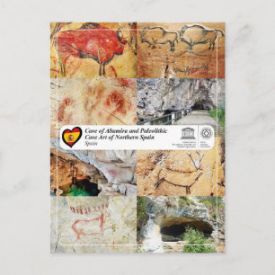 Carte Postale L'art pariétal paléolithique de la grotte d'Altami