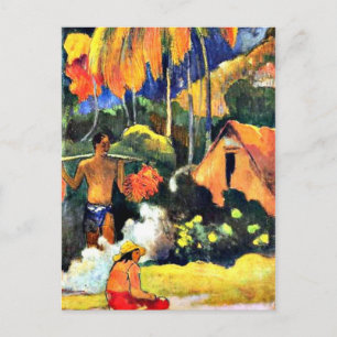 Carte Postale L'art Paul Gauguin : Le moment de la vérité II