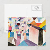 Carte Postale L'art Paul Klee : Une vision d'une ville (Devant / Derrière)