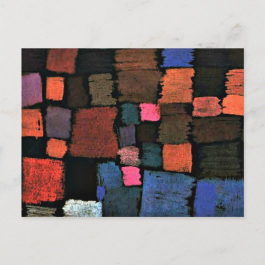 Carte Postale L'art Paul Klee, Venir en fleurs (Devant)