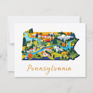 Carte Postale L'art paysager de Pennsylvanie