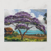 Carte Postale L'Art Tropical Jacaranda Tree (Devant)