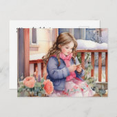 Carte Postale L'artisanat féminin (Devant / Derrière)