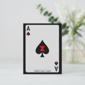 Carte Postale L'as des pique (Debout devant)