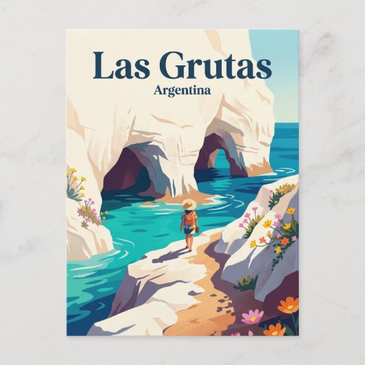 Carte Postale Las Grutas Argentine (Devant)
