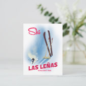 Carte Postale las leñas ski argentin (Debout devant)