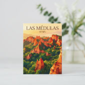 Carte Postale Las Médulas Espagne (Debout devant)