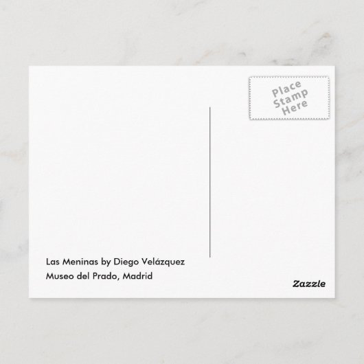 Carte Postale Las Meninas (Dos)