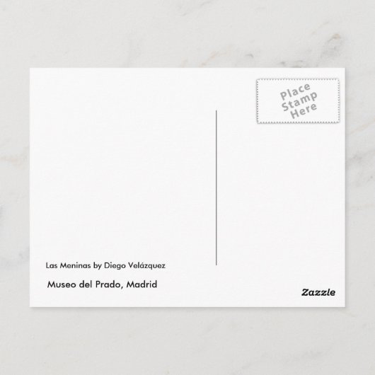 Carte Postale Las Meninas (Dos)
