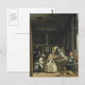 Carte Postale Las Meninas par Diego Velazquez (Devant / Derrière)