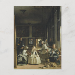 Carte Postale Las Meninas par Diego Velazquez