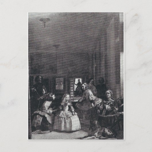 Carte Postale "Las Meninas." par Velazquez (Devant)