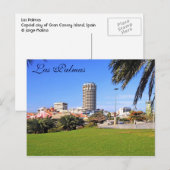 Carte Postale Las Palmas, Gran Canary Island, Espagne (Devant / Derrière)