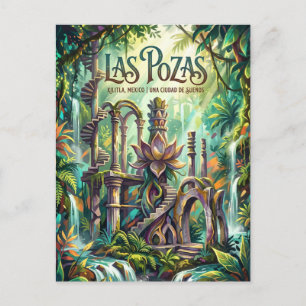 Carte Postale Las Pozas, Xilitla Mexique