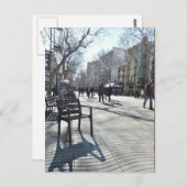 Carte Postale Las Ramblas de Barcelone (Devant / Derrière)