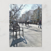 Carte Postale Las Ramblas de Barcelone (Devant)