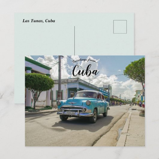 Carte Postale Las Tunas Cuba (Devant / Derrière)