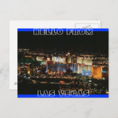 carte postale las vegas (Devant / Derrière)