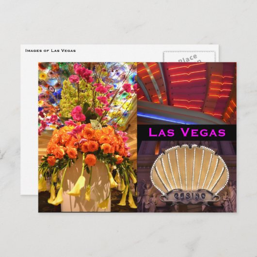 Carte postale Las Vegas (Devant / Derrière)