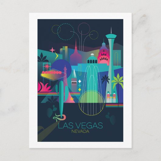 Carte postale Las Vegas (Devant)